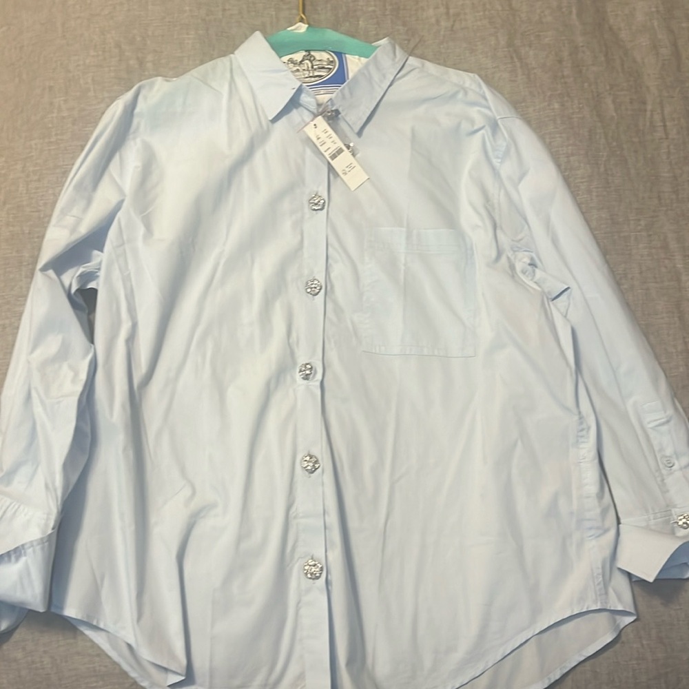 Jcrew Garçon shirt with crystal embellishments- new with tags!